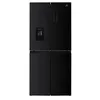 Image de Réfrigérateur 4 portes avec distributeur deau - 464L - Total No Frost - L79 cm x H 180 cm - Noir - Classe D