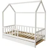 Image de Habitat et Jardin Lit cabane Enfant avec tiroir Paloma - 90 x 190 cm - Blanc
