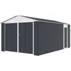 Image de Garage métal Houston 15,36 m² - Anthracite