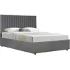 Image de Habitat et Jardin Lit avec Coffre Mia - 160 x 200 cm - Gris