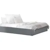 Image de Habitat et Jardin Lit Simple en PVC avec Coffre Ava - 90 x 190 cm - Gris