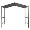 Image de Pergola tonnelle pour Barbecue - 277 x 149 cm - Anthracite