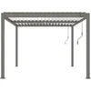 Image de Pergola bioclimatique Windsor - 3 x 4 m - Taupe