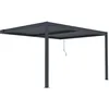 Image de Pergola adossée en Aluminium Windsor - Gris Anthracite - 3 x 4 m