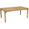 Image de Table de Jardin Extensible en Bois 180/240 cm Valladolid   6 à 10 Places - Marron