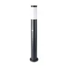 Image de Borne Extérieur Anthracite avec Détecteur 80cm pour Ampoule E27 IP44 - SILAMP