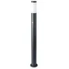 Image de Borne Extérieur Anthracite avec Détecteur 110cm IP44 pour Ampoule E27 - SILAMP