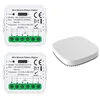 Image de Module Interrupteur pour Volet Roulant Zigbee (2 pièces) + passerelle Zigbee - SILAMP