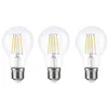 Image de SILAMP Pack de 3 Ampoules LED E27 A60 3.8W Filament Classe Énergétique A 210lm/W - Blanc Chaud 2300K - 3500K