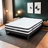 Image de BELLECOUR Matelas Fontainebleau 160x200 cm Literie | Ressorts ensachés + mémoire de Forme | 25 cm épaisseur | Accueil progressif, Soutien Ferme | Fabrication UE