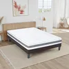 Image de HYPSOM Matelas 2 Places Mémoire de Forme 140x190 cm épaisseur 22 cm, déhoussable, Accueil progressif et Soutien mi Ferme - Fabriqué en France modèle Sublime