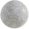 Image de Jardinex Boule déco Granit Ø 20 cm - Gris Clair 20 cm