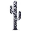 Image de Jardinex Cactus métal 3 Branches Origami - Gris Anthracite 170 cm