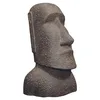 Image de Jardinex Statue Île de Paques 30 cm - Gris Anthracite 30 cm