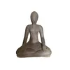 Image de Jardinex Statue Femme Yoga - Gris