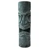 Image de Jardinex Statue Tiki Totem Mauri cendré 50 cm - Gris 50 cm