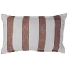 Image de Housse de coussin Bastide en lin Gabrielle Paris Terracotta 30x50