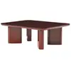 Image de Table basse en bois laqué Thelma Gabrielle Paris Rouge taille unique