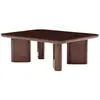 Image de Table basse en bois laqué Thelma Gabrielle Paris Cranberry taille unique