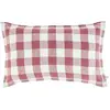Image de Housse de coussin vichy Gabrielle Paris Carmin 30x50