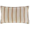 Image de Housse de coussin à rayures Gabrielle Paris Marron 30x50