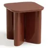 Image de Table d'appoint en bois laqué Garance Gabrielle Paris Cranberry taille unique
