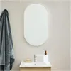 Image de Miroir Ovale 40 x 70 cm Pepper Blanc