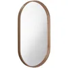 Image de MOB-IN Miroir Ovale 40 x 70 cm Pepper Noyer