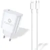 Image de Chargeur secteur USB-Type C + câble Ligtning Greenjoy 1 m Blanc en occasion ou reconditionné