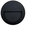 Image de Balise LED Saillie 3W 220V 120° Rond pour Escalier - Noir/Blanc Chaud 2300K - 3500K