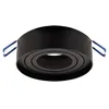 Image de Silumen Spot Encastrable Orientable NOIR pour Ampoule GU10
