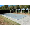 Image de Bâche d'Hivernage pour Piscine 550 g/m² Gris Clair avec Grille Centrale d'Evacuation - Fabrication Française - Direct Usine