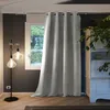 Image de HOUSSE DE REVE Rideau Occultant 140x280 cm Polyester Gris Clair