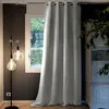 Image de HOUSSE DE REVE Rideau Occultant 140x280 cm Doublure Polaire Polyester Gris Clair