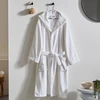 Image de Soft by Perle de Coton - Peignoir à Capuche blanc XL