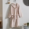 Image de Soft by Perle de Coton - Peignoir à Capuche ficelle M