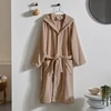 Image de Soft by Perle de Coton - Peignoir à Capuche taupe M