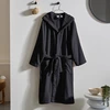 Image de Soft by Perle de Coton - Peignoir à Capuche gris anthracite L