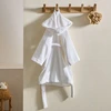 Image de Soft by Perle de Coton - Peignoir enfant à Capuche blanc 6 A