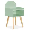Image de sweeek - Table de Chevet Chambre Enfant. Vert. Pieds en pin
