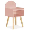Image de sweeek - Table de Chevet Chambre Enfant. Rose. Pieds en pin