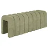 Image de sweeek - Banc. Bout de lit Vert Contemporain en Tissu