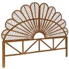 Image de Alice's Garden sweeek - Tête de lit en rotin foncé L 140 x P6 x H115cm