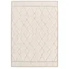 Image de sweeek - Tapis intérieur Motif Ethnique berbère 80x150cm Poils Ras. Beige et crème