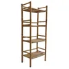 Image de sweeek - Etagère en Bambou 4 Niveaux L54cm x P32 x H144cm