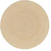 Image de sweeek - Tapis intérieur Padma Rond Jute. Naturel. différentes Tailles. tissé Plat 160cm
