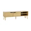 Image de sweeek - Meuble TV Effet frêne. 2 Portes. 1 étagère. 160cm