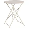 Image de sweeek - Table de Jardin bistrot Ronde Ø60cm Pliable en Acier thermolaqué