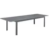 Image de sweeek - Table de Jardin Anthracite Seattle Extensible Aluminium. 10 Places. 227/290 x 100 x 75 cm