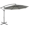 Image de sweeek - Parasol déporté rond Ø300cm - Hardelot - Kaki - Manivelle anti-retour | Toile déperlante | Facile à utiliser
